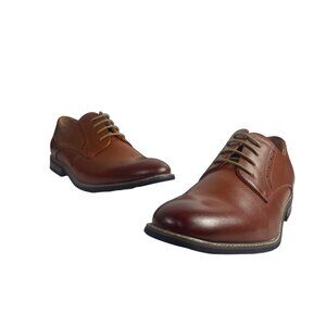 Bruno Marc Men's Brown Leather Prince 16 Oxford Shoes Sz 10.5 - NWB